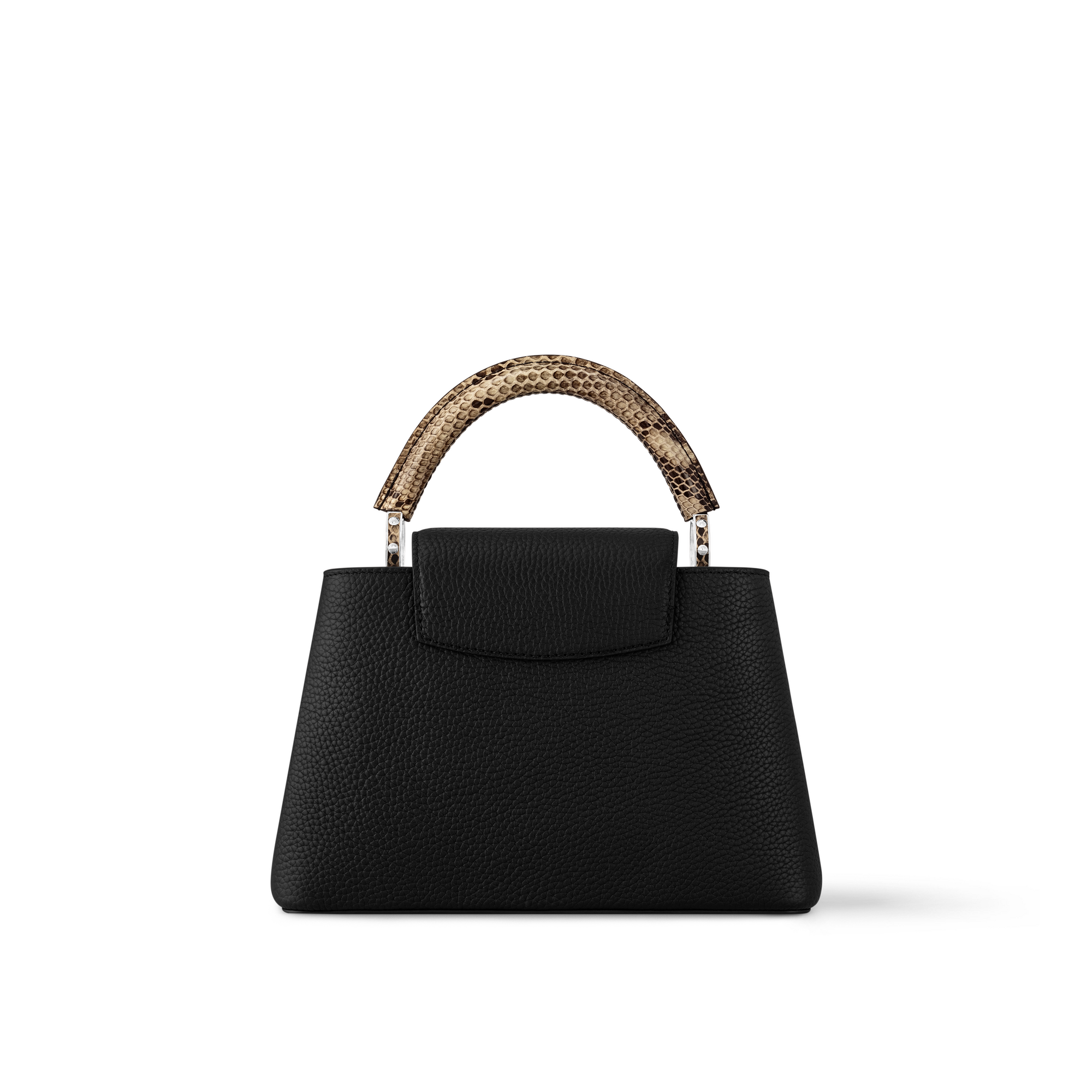 Louis Vuitton カプシーヌ　ハンドルパイソン　BB LOUIS VUITTON Capucines BB Python Handle Leather Crossbody Bag Red
